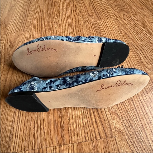 Sam Edelman Blue Floral Women's Ballet flats - Picture 5 of 5